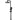 200mm Black Round Shower Rail with Single Function Hand Shower