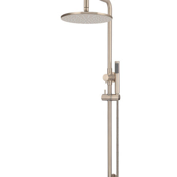 ROUND COMBINATION SHOWER RAIL, 300MM ROSE, SINGLE FUNCTION HAND SHOWER