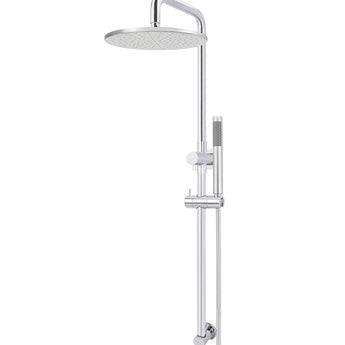 ROUND COMBINATION SHOWER RAIL, 300MM ROSE, SINGLE FUNCTION HAND SHOWER