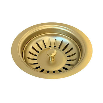 LAVELLO SINK STRAINER AND WASTE PLUG BASKET WITH STOPPER