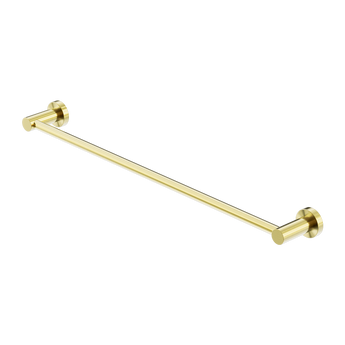 MECCA SINGLE TOWEL RAIL 600MM BRUSHED GOLD