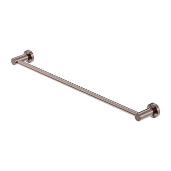 MECCA SINGLE TOWEL RAIL 600MM BRUSHED BRONZE