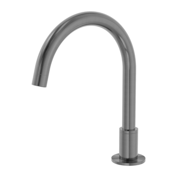 KARA HOB MOUNT BATH SPOUT ONLY G1/2 FEMALE INLET GUN METAL