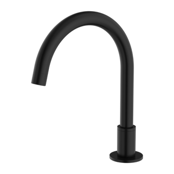 KARA HOB MOUNT BATH SPOUT ONLY G1/2 FEMALE INLET MATTE BLACK