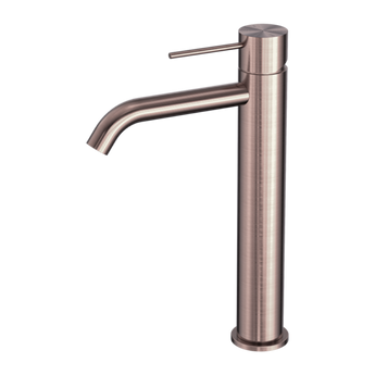 Nero Brushed Bronze Mecca Tall Basin Mixer