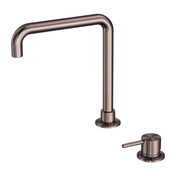 Bronze Mecca HOB Basin Mixer with Square Swivel Spout