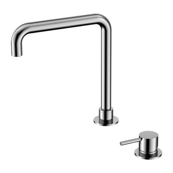 MECCA HOB BASIN MIXER SQUARE SWIVEL SPOUT CHROME
