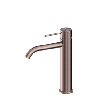 Brushed Bronze Mecca Mid Tall Basin Mixer