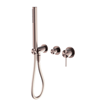 MECCA SHOWER MIXER DIVERTOR SYSTEM SEPARATE BACK PLATE BRUSHED BRONZE