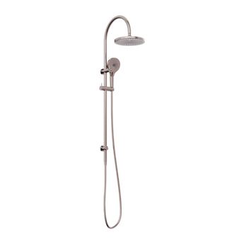 MECCA TWIN SHOWER BRUSHED BRONZE