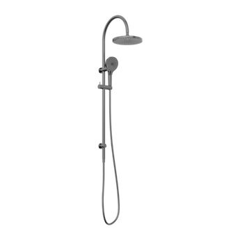 MECCA TWIN SHOWER GUN METAL