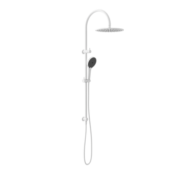 MECCA TWIN SHOWER WITH AIR SHOWER II MATTE WHITE
