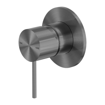 Nero Mecca Shower Mixer 80mm Plate, Gun Metal