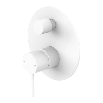 MECCA SHOWER MIXER WITH DIVERTOR MATTE WHITE