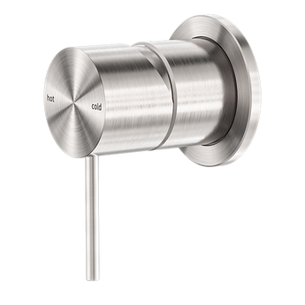 Nero Mecca Shower Mixer 60mm Plate, Brushed Nickel