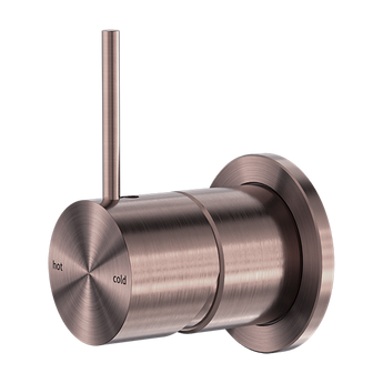 MECCA SHOWER MIXER HANDLE UP 60MM PLATE BZ