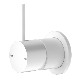 MECCA SHOWER MIXER HANDLE UP 60MM PLATE MW