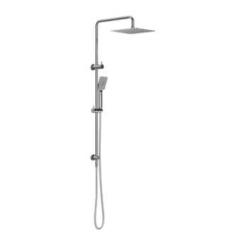 SQUARE PROJECT TWIN SHOWER CHROME