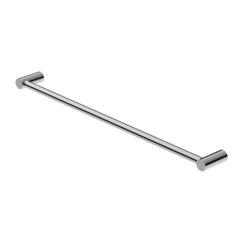 NEW MECCA SINGLE TOWEL RAIL 600MM CHROME