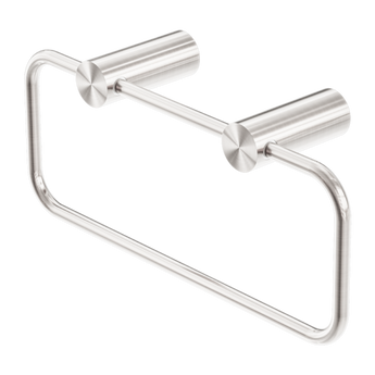 NEW MECCA TOWEL RING BRUSHED NICKEL