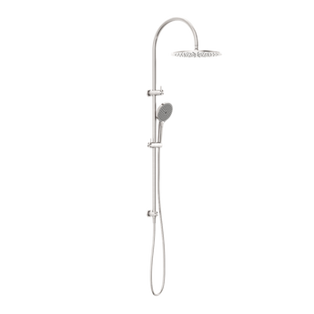 OPAL TWIN SHOWER WITH AIR SHOWER II BRUSHED NICKEL
