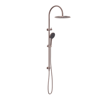 OPAL TWIN SHOWER WITH AIR SHOWER II BRUSHED BRONZE