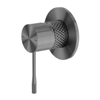 OPAL SHOWER MIXER 80MM PLATE GRAPHITE