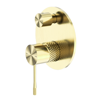 OPAL SHOWER MIXER WITH DIVERTOR BRUSHED GOLD