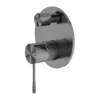 OPAL SHOWER MIXER WITH DIVERTOR GRAPHITE