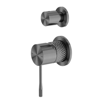 OPAL SHOWER MIXER WITH DIVERTOR SEPARATE PLATE GRAPHITE