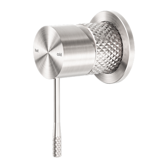 OPAL SHOWER MIXER 60MM PLATE BRUSHED NICKEL