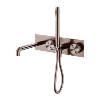 OPAL PROGRESSIVE SHOWER SYSTEM WITH SPOUT BRUSHED BRONZE