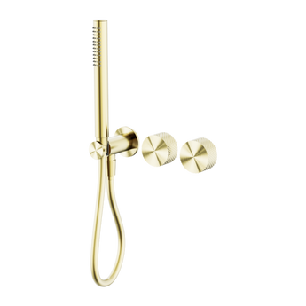 Opal Brushed Gold Progressive Shower System - Separate Plate