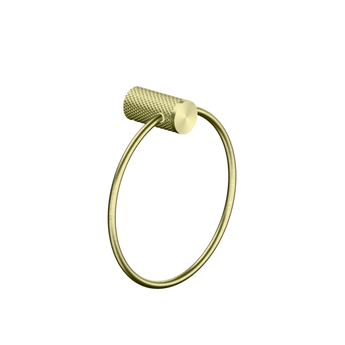 OPAL TOWEL RING BRUSHED GOLD