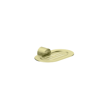 OPAL SOAP DISH HOLDER BRUSHED GOLD