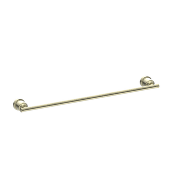 YORK SINGLE TOWEL RAIL 600MM AGED BRASS