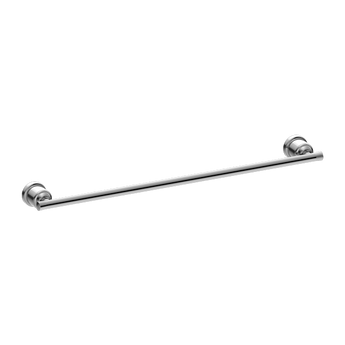 YORK SINGLE TOWEL RAIL 600MM CHROME