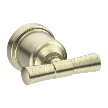 YORK ROBE HOOK AGED BRASS