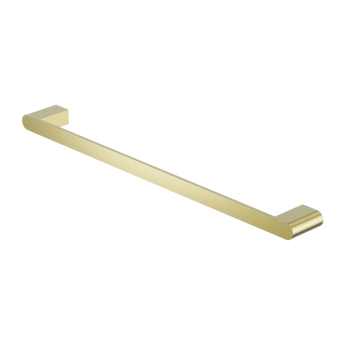 BIANCA SINGLE TOWEL RAIL 600MM BRUSHED GOLD