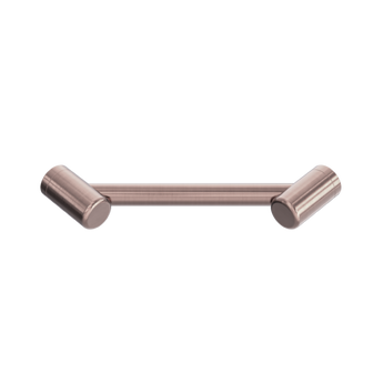 MECCA CARE 25MM FOOTREST CORNER GRAB RAIL 215MM - BRUSHED BRONZE