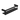 MECCA CARE 25MM GRAB RAIL WITH SHELF 450MM MATTE BLACK