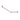 MECCA CARE 32MM AMBULANT 45 DEGREE BENT TUBE GRAB RAIL 450X650MM BRUSHED BRONZE