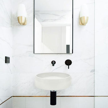 PRISM CIRCLE BASIN - WALL HUNG (IVORY)