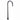 Matte Black Round Bath Spout - Floor-Mounted