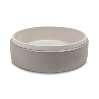 STEPP CIRCLE BASIN - SURFACE MOUNT (IVORY)