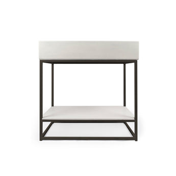 TROUGH BASIN VANITY SET (IVORY)