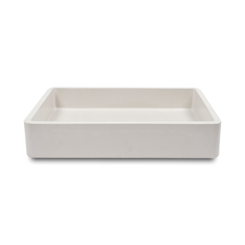 VESL RECTANGLE BASIN - SURFACE MOUNT (IVORY)