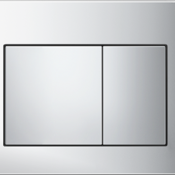 INSPIRE DUAL FLUSH PLATE LARGE SQUARE CHROME