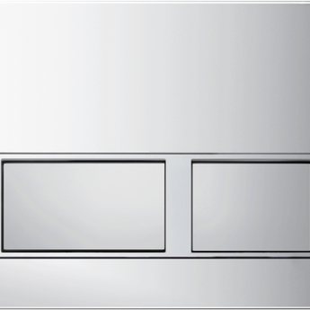 INSPIRE DUAL FLUSH PLATE SQUARE CHROME