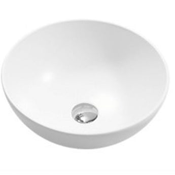 Bondi Matte White Round Basin